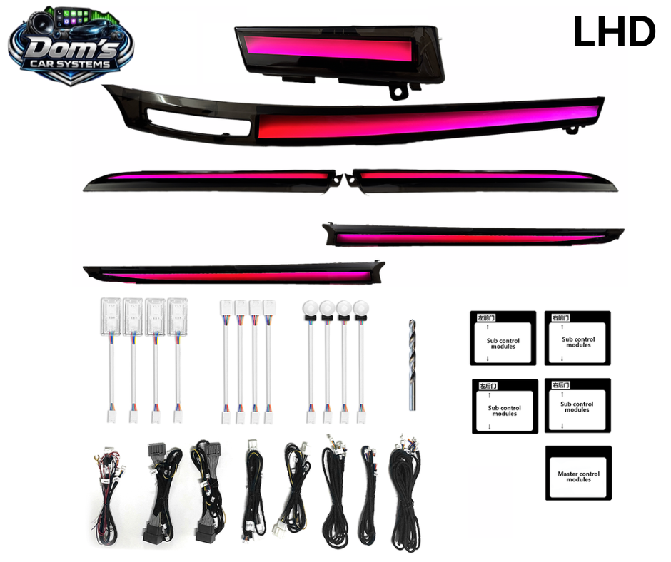 2008-2017 Mitsubishi Lancer Ambient Lighting Trim Panel Kit