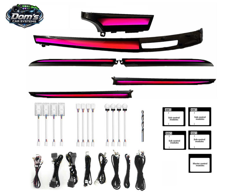 2008-2017 Mitsubishi Lancer Ambient Lighting Trim Panel Kit