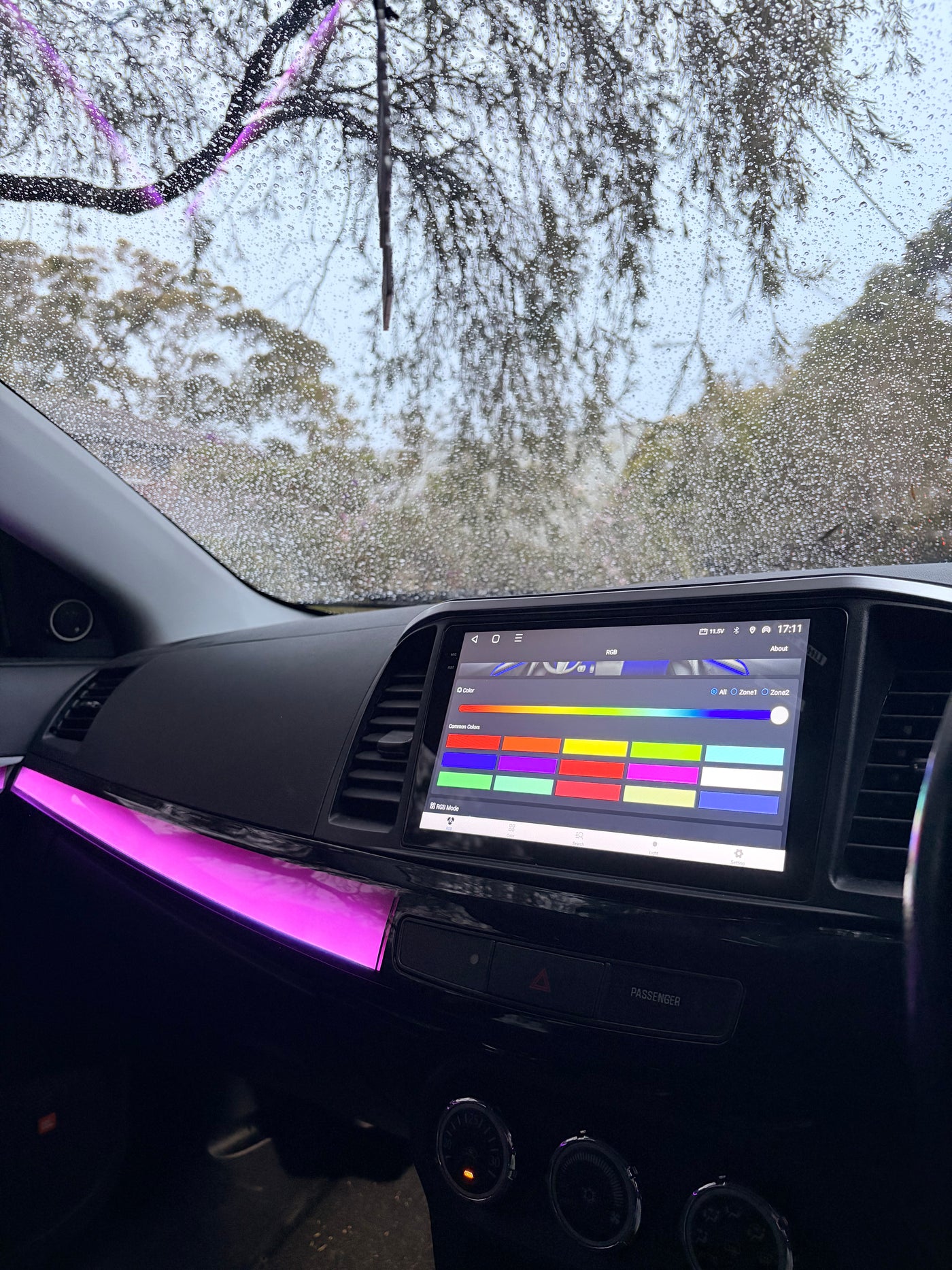 2008-2017 Mitsubishi Lancer Ambient Lighting Trim Panel Kit