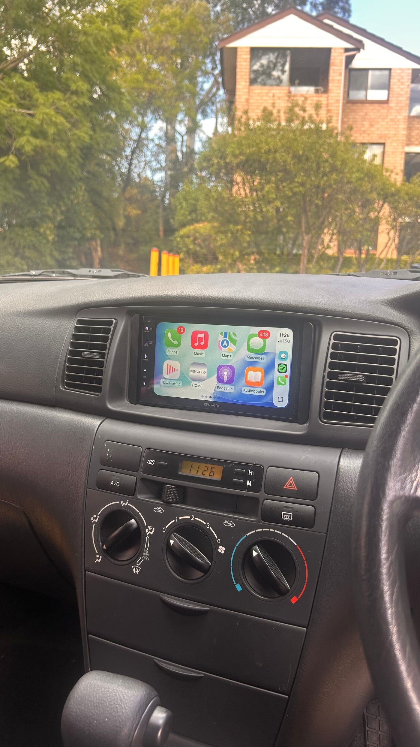 7” Toyota Universal Wireless CarPlay &amp; Android Auto Head Uni